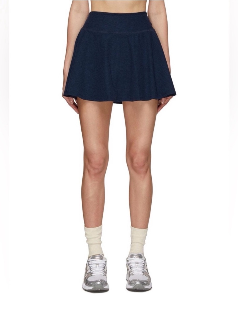 Beyond Yoga Tie Breaker Circle Skirt Nocturnal Navy